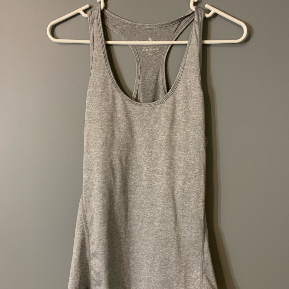 Gray Athletic Tank Top